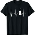thumbnail image 1 of Cello Player Shirt Cellist Heartbeat Orchestra Gift T-Shirt T-Shirt, 1 of 4