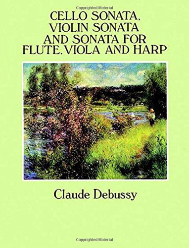 Pre-Owned Cello Sonata, Violin Sonata and Sonata for Flute, Viola and Harp (Paperback) by Claude Debussy