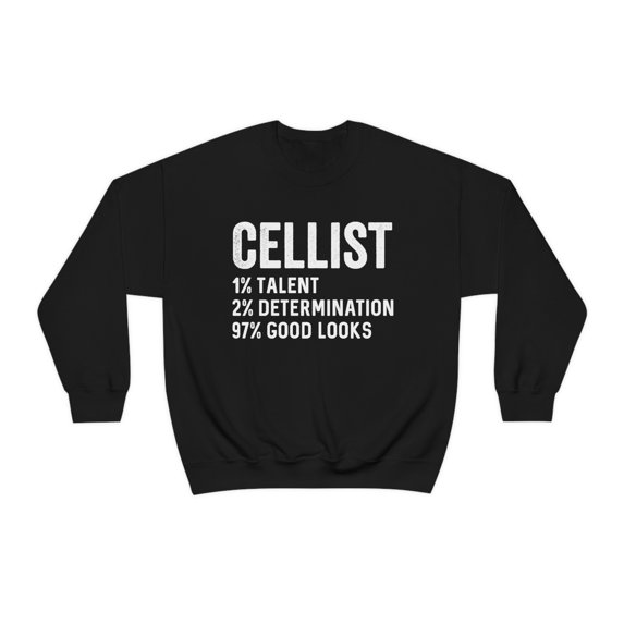 Cello Sweatshirt, Gifts, Sweater Shirt