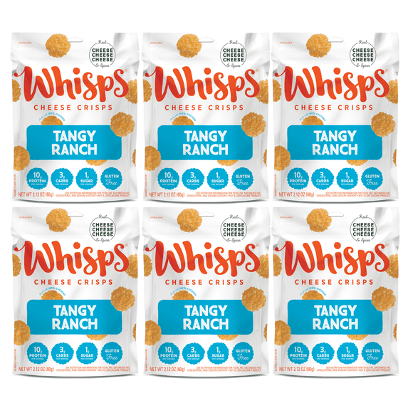 Cello Whisps Cheese Crisps - Tangy Ranch Size: 6 Bags