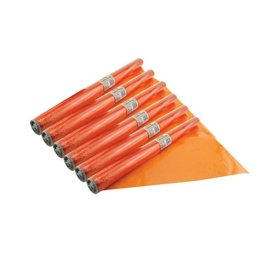 Hygloss Cello-Wrap Roll Orange Pre-K+ 6 Rolls (HYG71504-6)