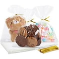 thumbnail image 1 of Cellophane Treat Bags 5x7 In 100 Pcs Individual Cookie Bags Small Plastic Clear Gift Bag with Ties for Gift Giving Birthday Party Favors Candy Snack Dessert Baked Goods Packaging, 1 of 13