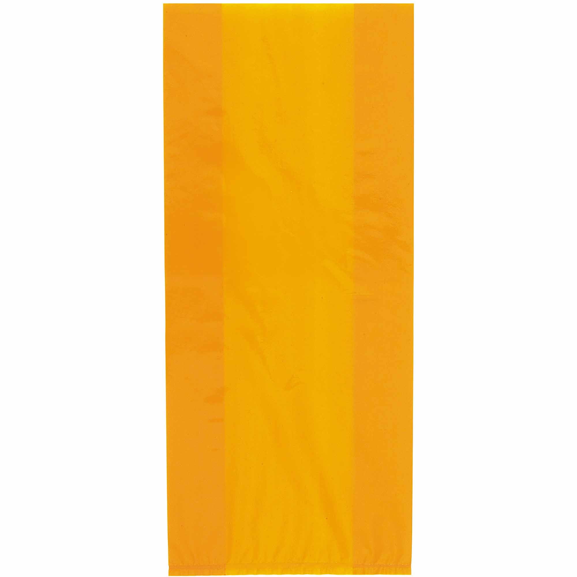 Cellophane Treat Bags, Orange, 30ct