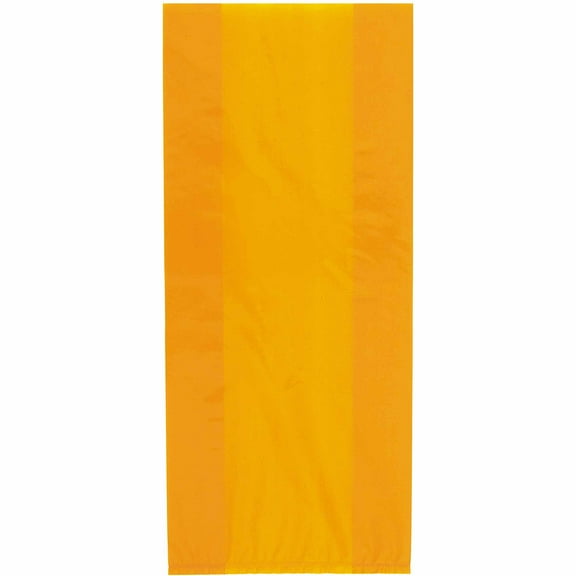 Cellophane Treat Bags, Orange, 30ct