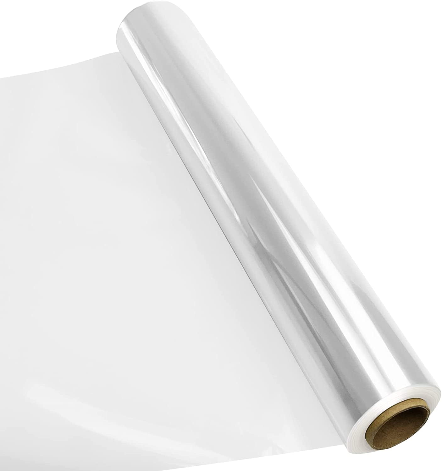 Cellophane Wrap Roll,Cellophane Roll,31.5in x 100ft Clear Plastic