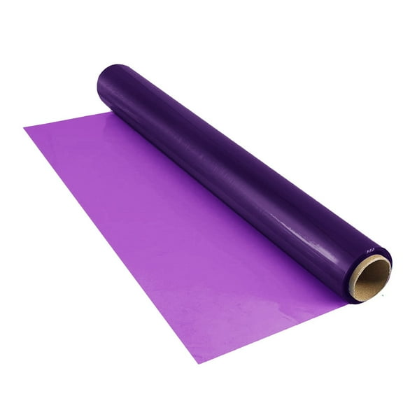 Cellophane Wrap Roll,Translucent Purple Cellophane Wrapping Paper, 2.5Mil 16 Inches Width x 98 Ft Long Colored Cellophane Rolls for Gift Baskets, DIY Arts Crafts Decoration and More(Purple,118x15.7")