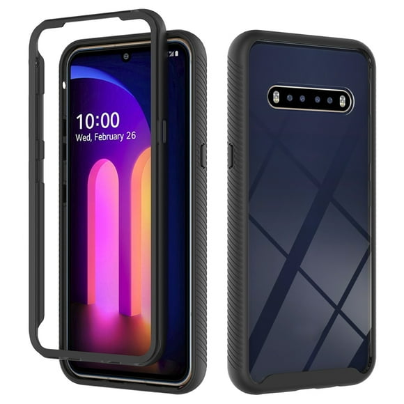 Cellphone Case Starry Sky Solid Color Series Shockproof PC + TPU Protective Case For LG V60 ThinQ