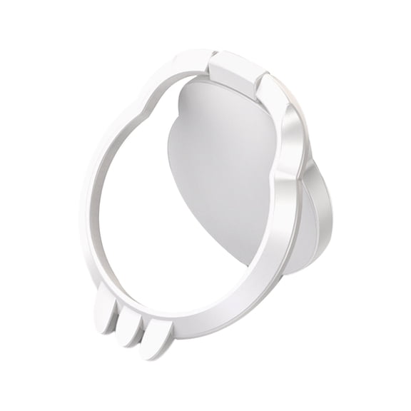 Cellphone Holder Stand, 360 Degree Rotation Finger Kickstand with Polished Metal Phone Grip for Smartphone
