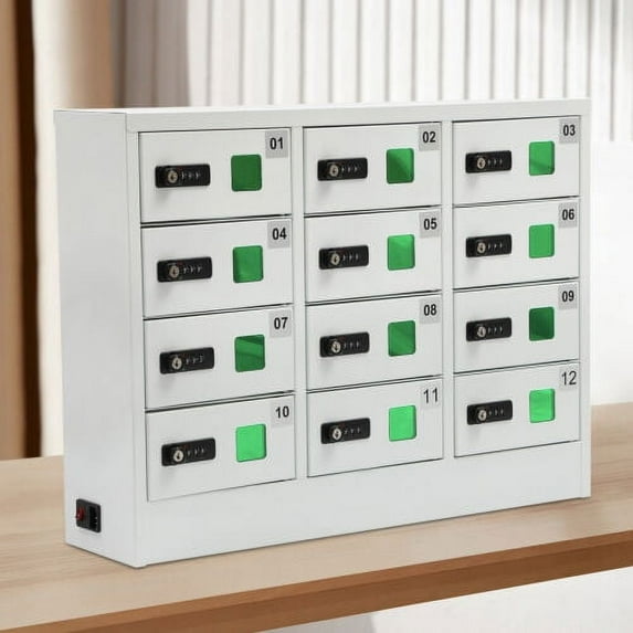 Cellphone Locker Charging Station Combination Lock iPad Mini Smart Phone Storage