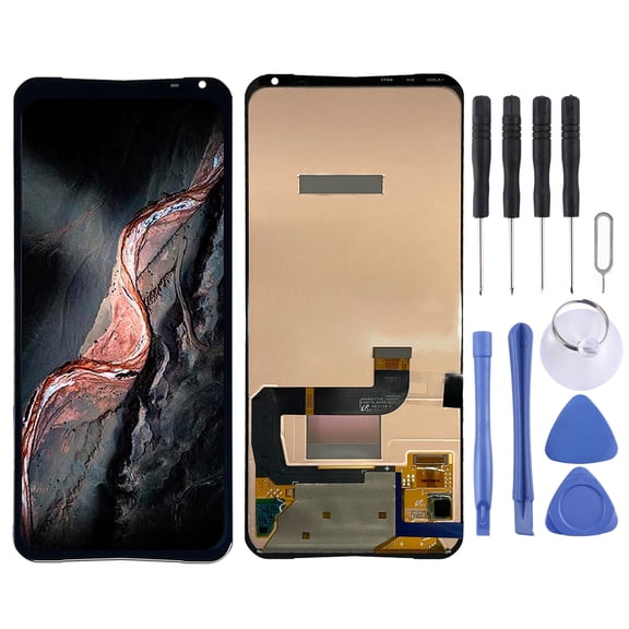 Cellphone Repair Parts AMOLED LCD Screen For Lenovo Legion Y90 L71061 with Digitizer Full Assembly(Black)