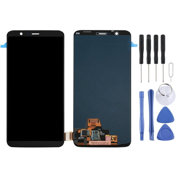 Cellphone Repair Parts For OnePlus 5T Digitizer Full Assembly Original LCD Screen (Black)