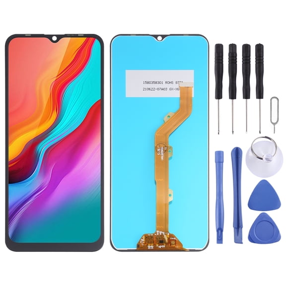 Cellphone Repair Parts LCD Screen and Digitizer Full Assembly for Infinix Hot 8 Lite X650
