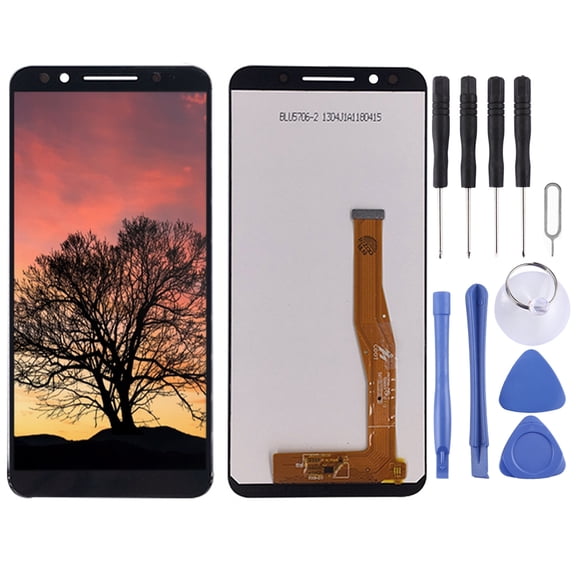 Cellphone Repair Parts OEM LCD Screen for Alcatel 3X / 5058 / 5058A with Digitizer Full Assembly (Black)