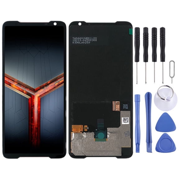 Cellphone Repair Parts OEM LCD Screen for Asus ROG Phone II ZS660KL with Digitizer Full Assembly (Black)