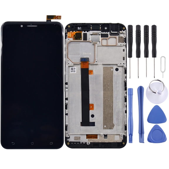 Cellphone Repair Parts OEM LCD Screen for Asus Zenfone 3 Max ZC553KL / X00D Digitizer Full Assembly with Frame