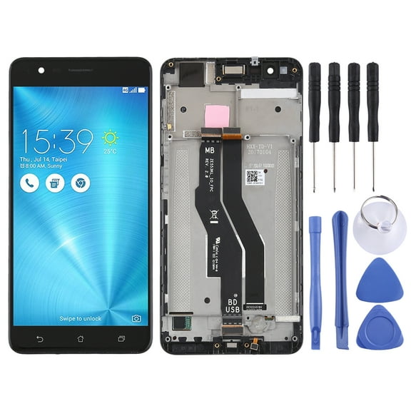 Cellphone Repair Parts OEM LCD Screen for Asus Zenfone 3 Zoom ZE553KL Digitizer Full Assembly with Frame
