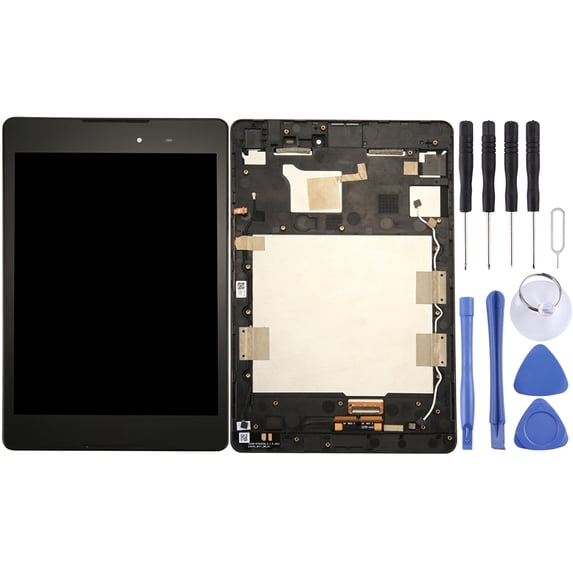 Cellphone Repair Parts OEM LCD Screen for Asus Zenpad 3 8.0 / Z581KL Digitizer Full Assembly with Frame(Black)