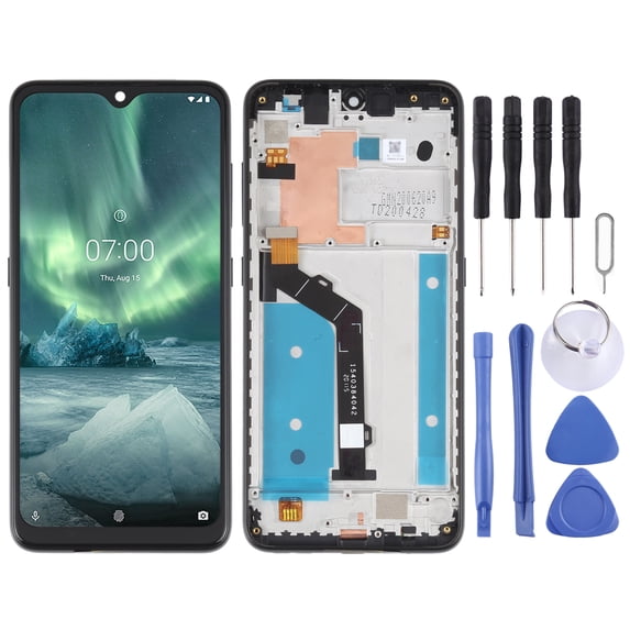 Cellphone Repair Parts Original LCD Screen For Nokia 7.2 / 6.2 Digitizer Full Assembly with Frame