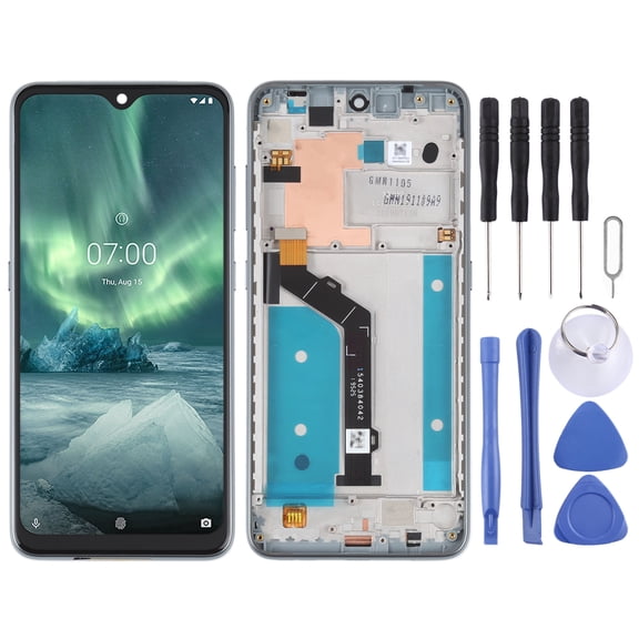 Cellphone Repair Parts Original LCD Screen For Nokia 7.2 / 6.2 Digitizer Full Assembly with Frame