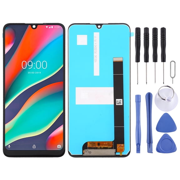 Cellphone Repair Parts Original LCD Screen for Wiko View3 Pro with Digitizer Full Assembly(Black)