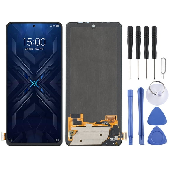 Cellphone Repair Parts Super AMOLED LCD Screen and Digitizer Full Assembly for Xiaomi Black Shark 4 / Black Shark 4 Pro