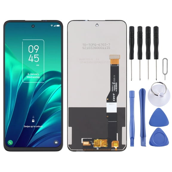 Cellphone Repair Parts TFT LCD Screen For TCL 20L / 20L+/ 20 Lite T774H T774B T775H T775B with Digitizer Full Assembly