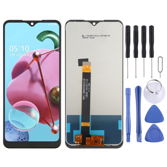 Cellphone Repair Parts TFT LCD Screen for LG Q51 / K51 LM-Q510N with Digitizer Full Assembly