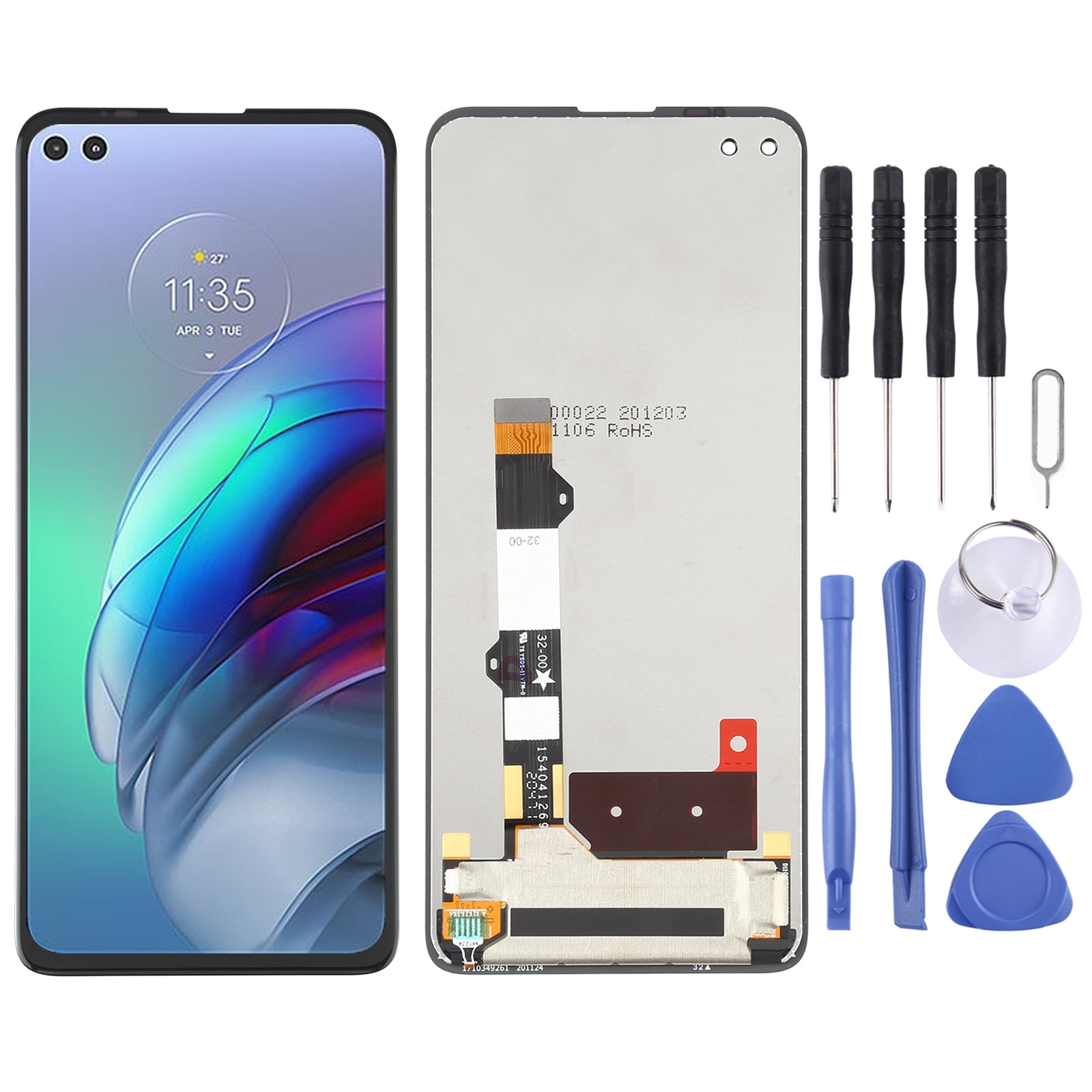 Cellphone Repair Parts TFT LCD Screen for Motorola Moto G100 