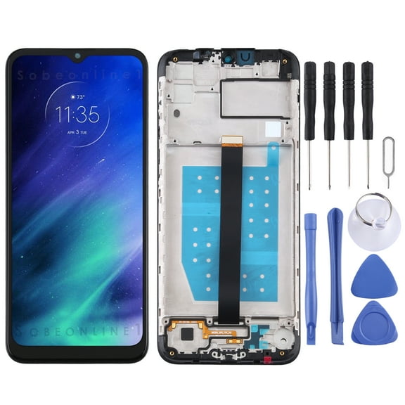 Cellphone Repair Parts TFT LCD Screen for Motorola One Fusion Digitizer Full Assembly with Frame