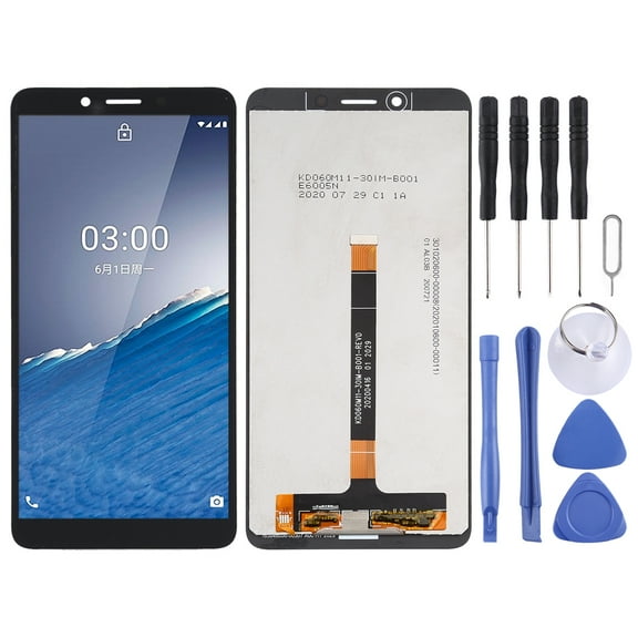 Cellphone Repair Parts TFT LCD Screen for Nokia C3 with Digitizer Full Assembly