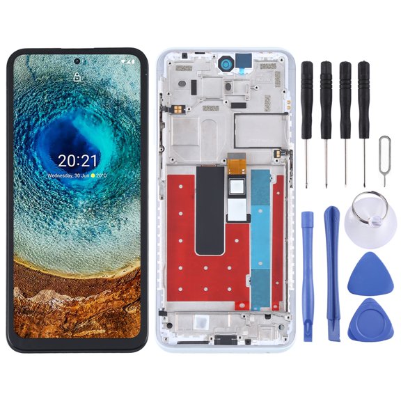 Cellphone Repair Parts TFT LCD Screen for Nokia X10 TA-1350 TA-1332 Digitizer Full Assembly with Frame