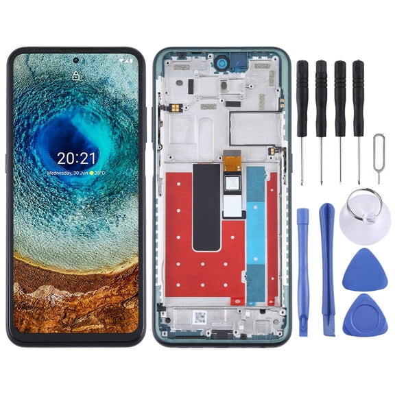 Cellphone Repair Parts TFT LCD Screen for Nokia X10 TA-1350 TA-1332 Digitizer Full Assembly with Frame