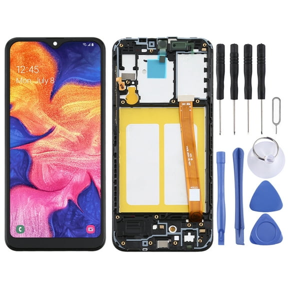 Cellphone Repair Parts TFT LCD Screen for Samsung Galaxy A10e Digitizer Full Assembly with Frame (Black) LCD Display Touch Screen