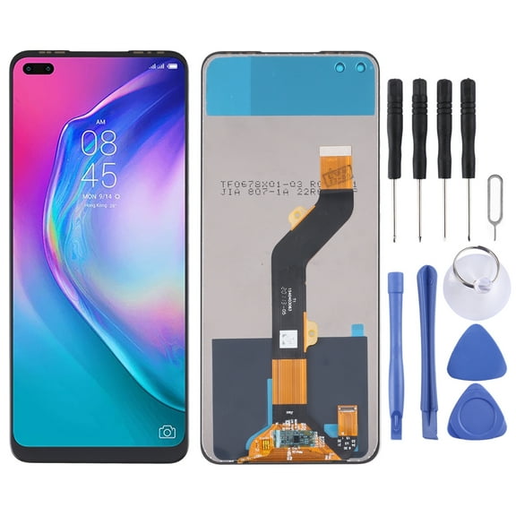 Cellphone Repair Parts TFT LCD Screen for Tecno Camon 16 Pro with Digitizer Full Assembly