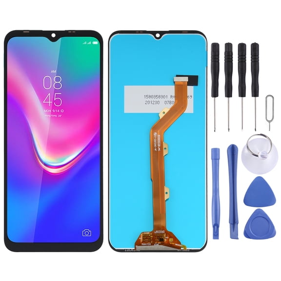 Cellphone Repair Parts TFT LCD Screen for Tecno Spark 4 Lite KC8S with Digitizer Full Assembly
