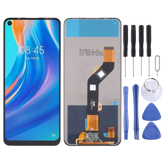 Cellphone Repair Parts TFT LCD Screen for Tecno Spark 7 Pro with Digitizer Full Assembly
