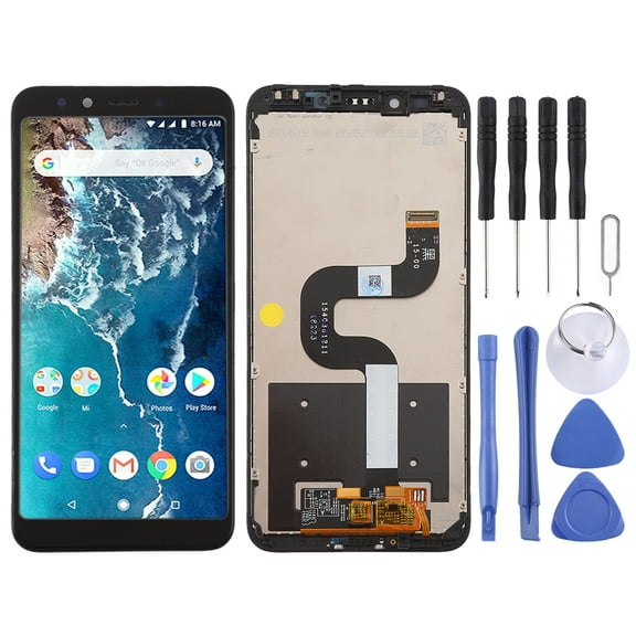 Cellphone Repair Parts TFT LCD Screen for Xiaomi Mi 6X / A2 Digitizer Full Assembly with Frame