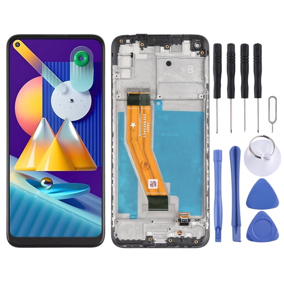 Cellphone Spare Parts  OEM LCD Screen for Samsung Galaxy M11 Digitizer Full Assembly with Frame