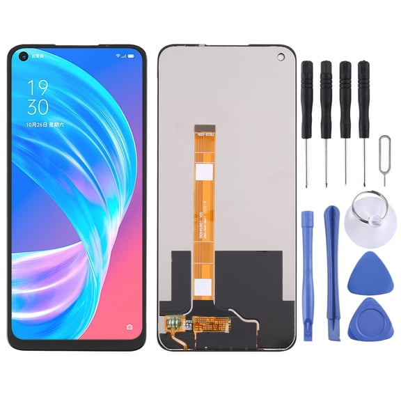 Cellphone Spare Parts  Original LCD Screen For OPPO A72 5G/K7X/A73 5G/A53 5G/Realme Q2/Realme V5 5G with Digitizer Full