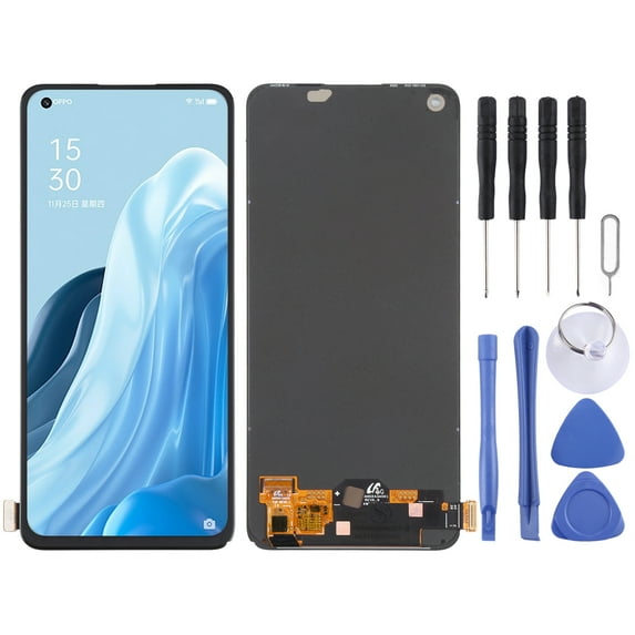 Cellphone Spare Parts Original LCD Screen and Digitizer Full Assembly For OPPO Reno7 SE 5G / Find X5 Lite / F21 Pro / 4G