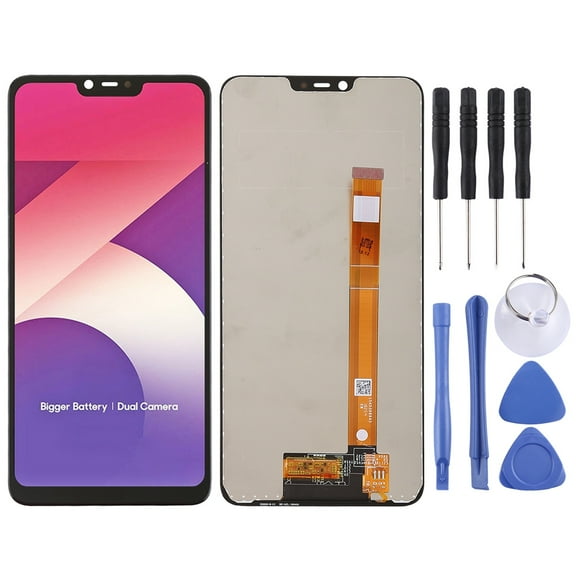 Cellphone Spare Parts TFT LCD Screen for OPPO A5 / A3s / Realme C1 / Realme2 with Digitizer Full Assembly (Black)