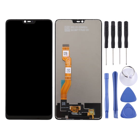 Cellphone Spare Parts TFT LCD Screen for OPPO F7 / A3 with Digitizer Full Assembly (Black)