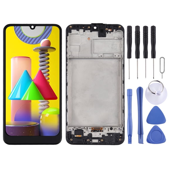 Cellphone Spare Parts TFT LCD Screen for Samsung Galaxy M31 / Galaxy M31 Prime Digitizer Full Assembly with Frame