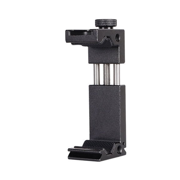 Cellphone Stand for Video Live Streaming Vlogging Tripod Adapter Adjustable Phone Tripod Mount with Hot Shoes Arca Port