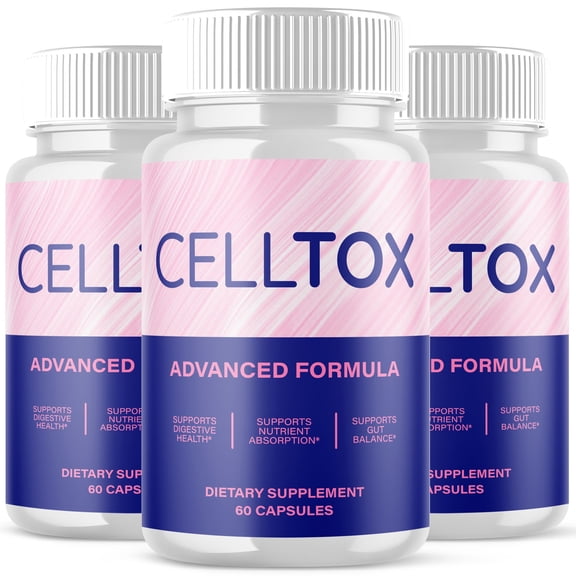Celltox Gut Health Pills Advanced Formula Digestion Support Cell Tox 180 Capsules