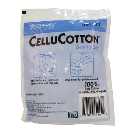 CelluCotton 100% Cotton Beauty Coil for Beauty Application & Removal 10 feet