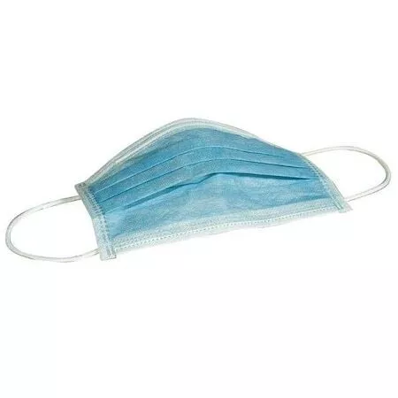 Cellucap 1826Elgra Procedural Mask, 3-Ply, Dual, Non-Adjustable Strap, Molded