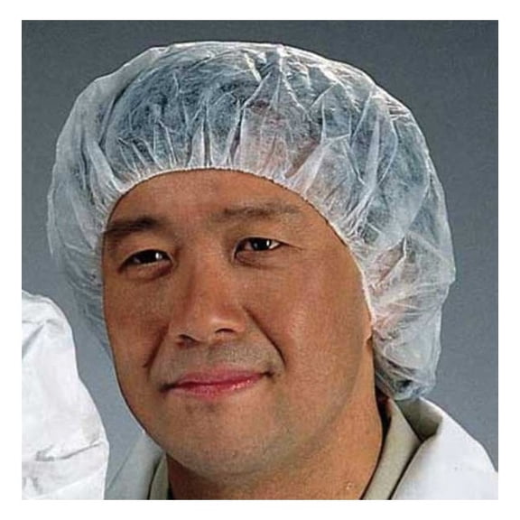 Cellucap Bouffant Cap, Polypropylene, 21 in Dia., Blue, M, 100 PK BI4HSBLDGRA