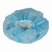 Cellucap Bouffant Cap, Polypropylene, 21 in Dia., Blue, M, 1000 PK BI4HSBL