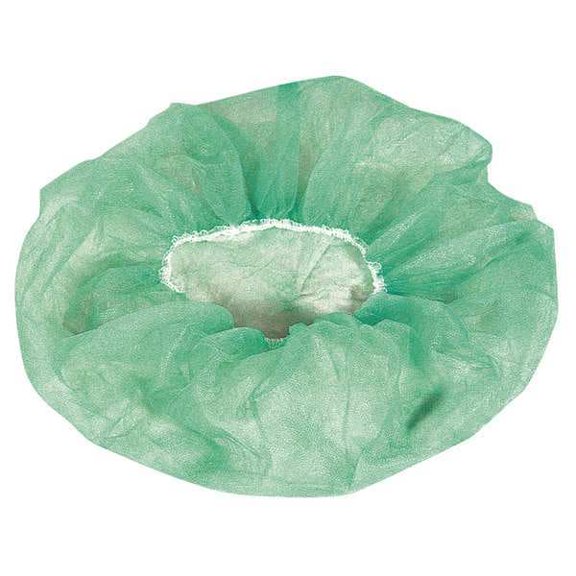 Cellucap Bouffant Cap,PP,Green,24 in,PK1000 BIX4HSGR